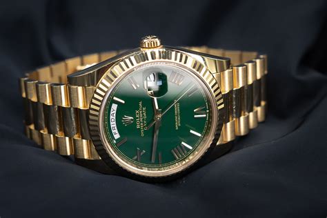 rolex day-date grün